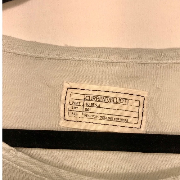 CURRENT/ELLIOTT top | The Boyfriend Long Sleeve - Picture 2 of 6